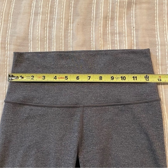Lululemon Wunder Under High Rise Crop Luxtreme 22” Leggings in Black Grey 6 - Picture 12 of 14